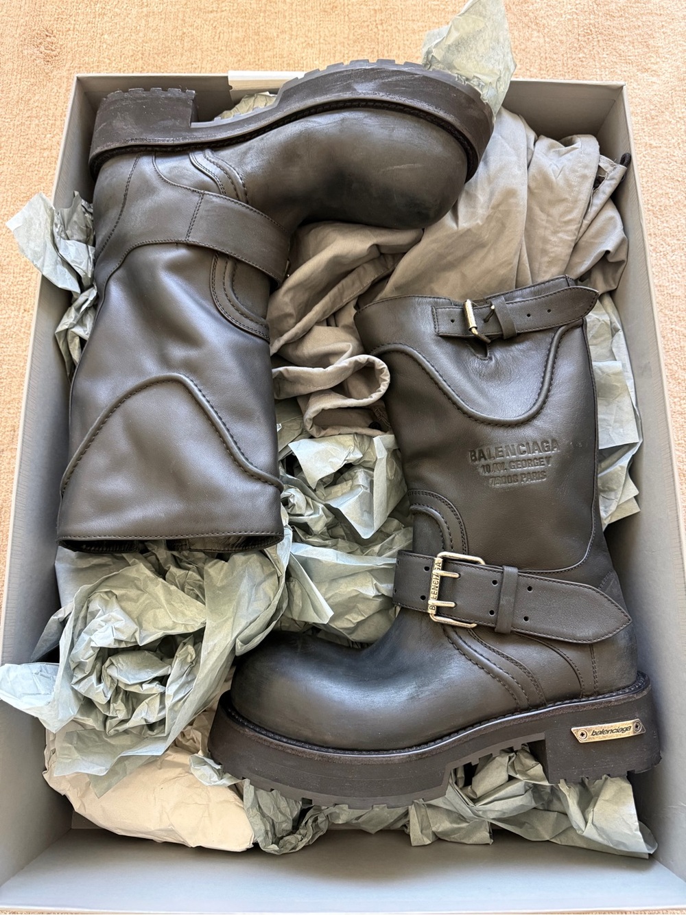 Balenciaga Men's Black Venom Boots